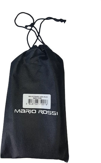 Mario Rossi 2681 Тютюнева Кутия от Изкуствена Кожа Черна с Магнитно Закопчаване 16x8см