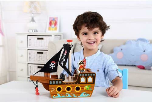 Tooky Toys Pirate Ship για 3+ Ετών 27.5εκ. (Διάφορα Σχέδια)