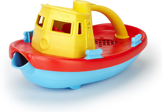 Green Toys Βαρκούλες Μπάνιου για 6+ Μηνών Tug Boat Blue