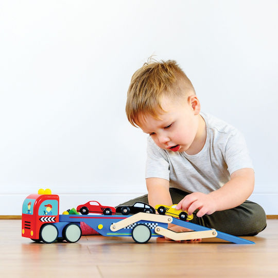 Le Toy Van Lastwagen / Lieferwagen Autotransport Set mit Truck
