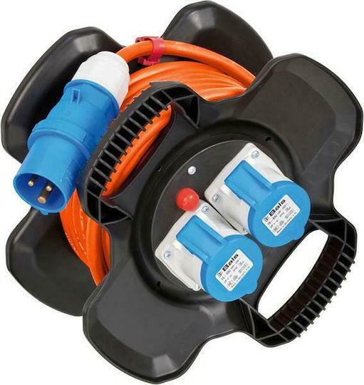 Brennenstuhl Waterproof Extension Reel Cord 3 x 2.5mm²/10m Black
