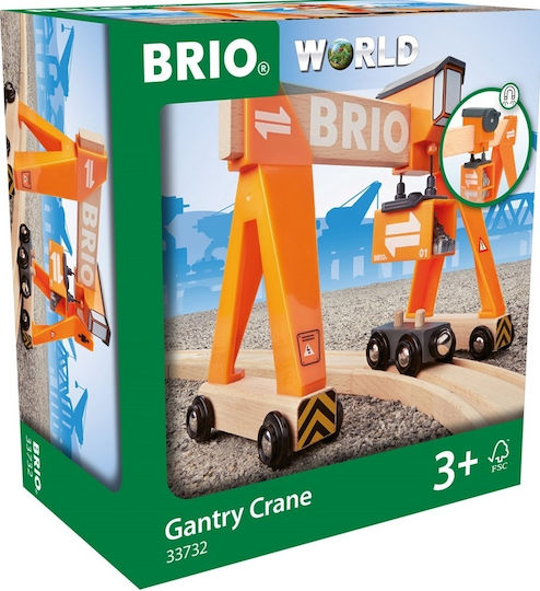 Brio Toys Gantry Crane Aus Holz Für 3 Plus Jahre 4Stück