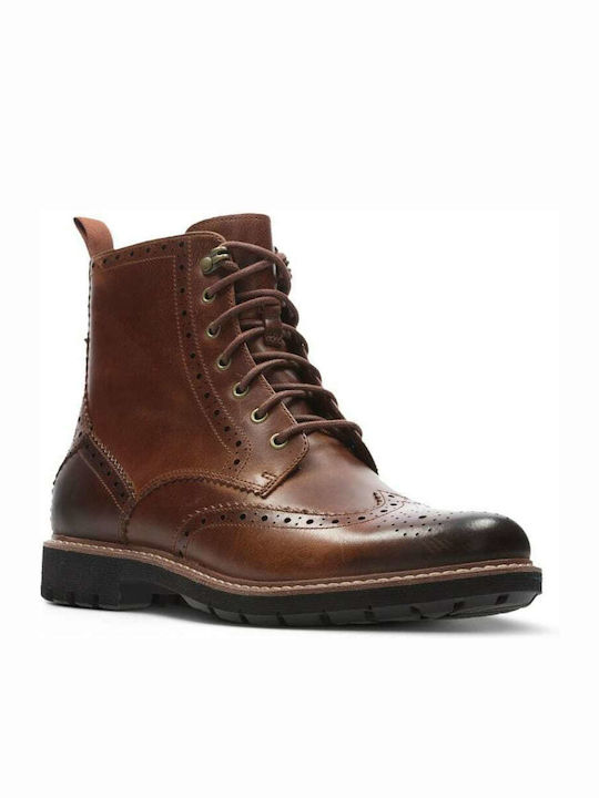 Batcombe Lord Leather Men's Boots Dark Tan