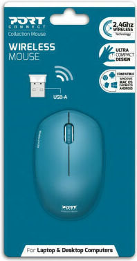 Port Designs Wireless Mouse Collection Mouse Blue