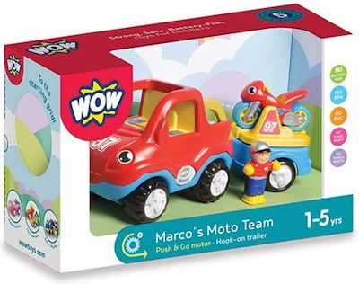 WoW Toys Marco's Moto Team Set with Car