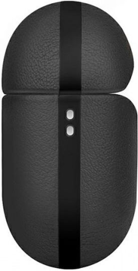 Uniq Terra Θήκη Δερμάτινη σε Μαύρο χρώμα για Apple AirPods 3