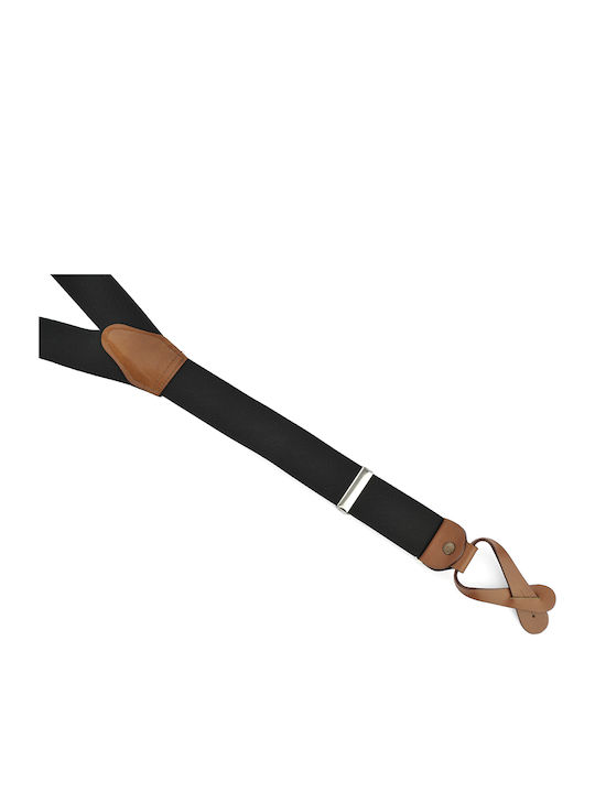Victoria -158 Monochrome Suspenders Black / Taba