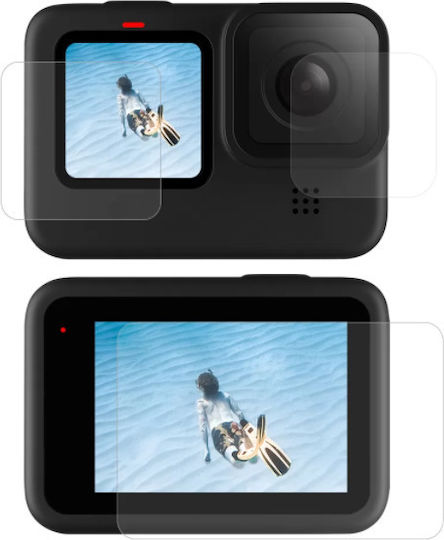 Telesin Ultra-Clear Glass Lens & LCD Screen Protector Screen Protector for GoPro Hero9 / Hero10 Hero 9 / Hero 10 / Hero 11