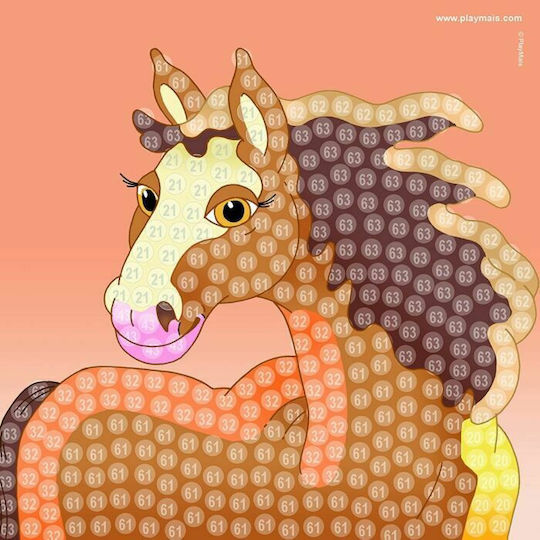 Playmais Children's Craft Mosaic Trendy Horse for Children 8+ years old Years
