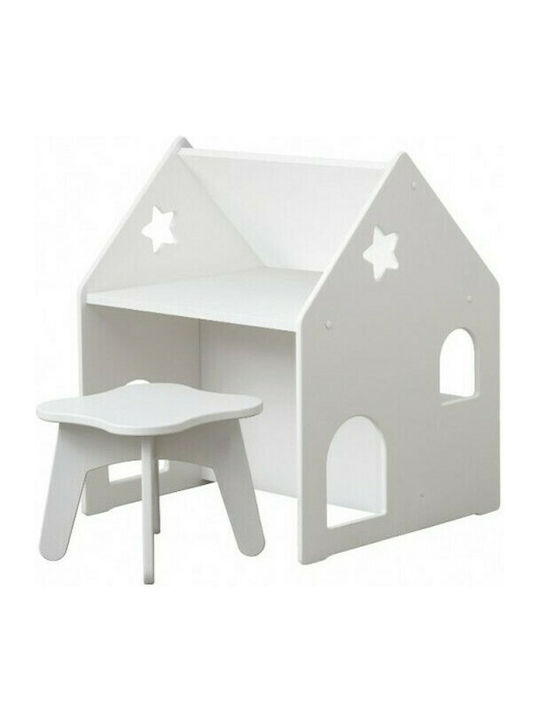 Kids Desk made of Melamine White 53x50x64cm B207