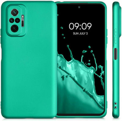 KWmobile Silicone Back Cover Metallic Turquoise (Redmi Note 10 Pro)