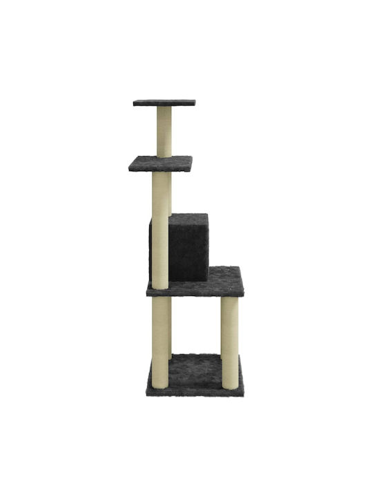 vidaXL Scratching Post Cat Trees Gray 35x35x105cm