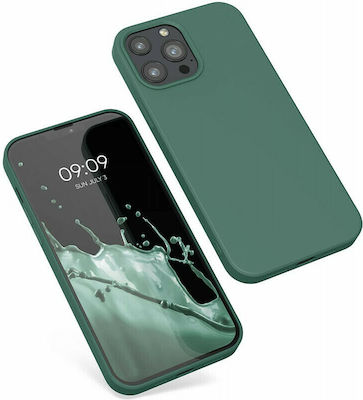 KWmobile Rubberized Coperta din spate Silicon Forest Green (iPhone 13 Pro Max) 55975.166