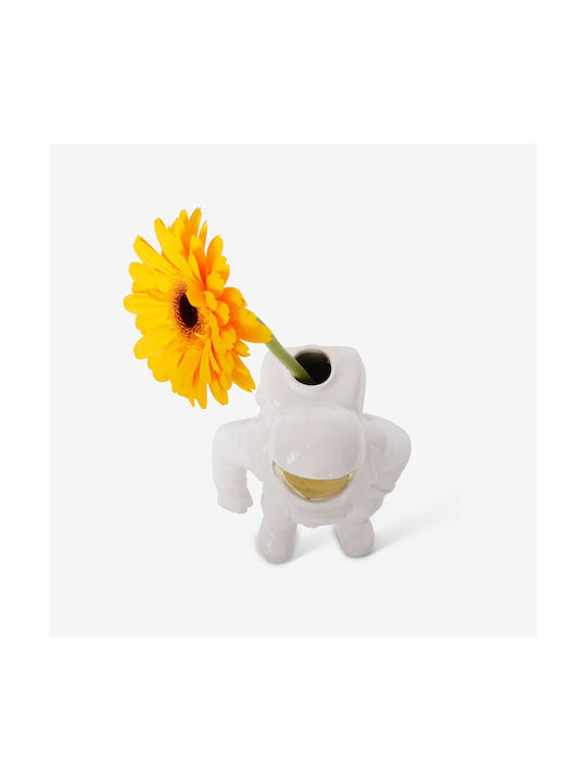 Seletti Decorative Vase Starman White 15x11x28cm