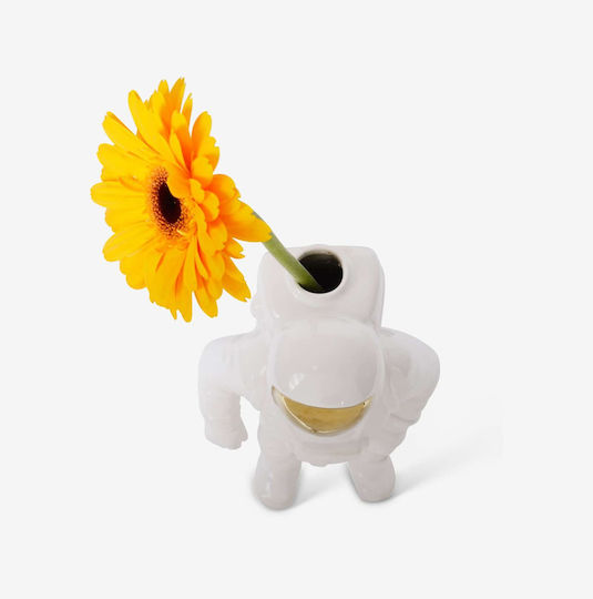 Seletti Vază Decorativă Porțelan Starman Alb 15x11x28cm 1buc