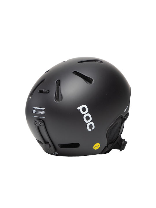 Poc Fornix Mips Men's Helmet for Ski & Snowboard Black Poc Fornix Mips Men's Helmet for Ski & Snowboard Black