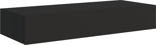 Ράφια Μαύρο (2τμχ) 60x23.5x10εκ.