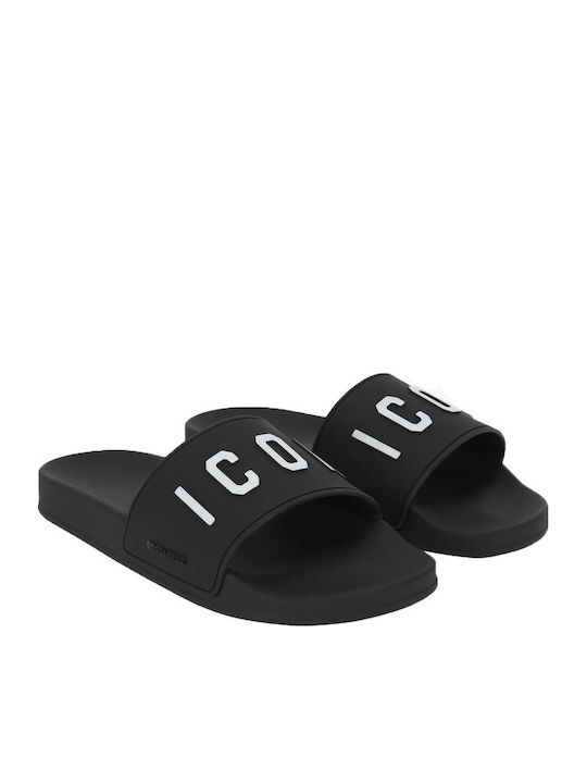 Be Icon Ανδρικά Slides Μαύρα