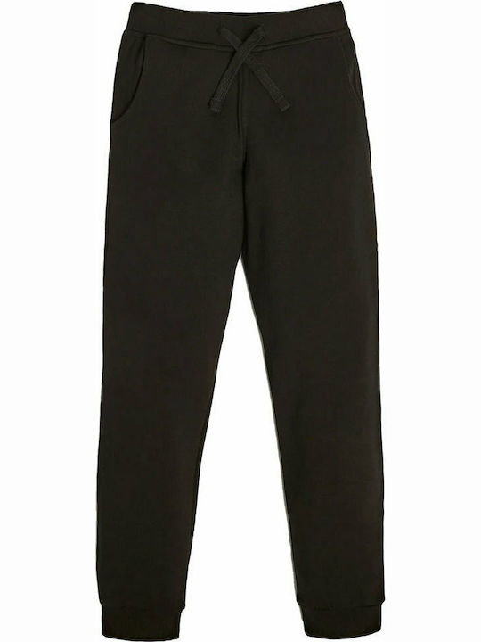 Aktives Kinder Trainingsanzug Jogginghose Schwarz