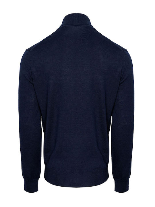 Phoenix Knitted turtleneck by Folco series - MS100 410 Blue