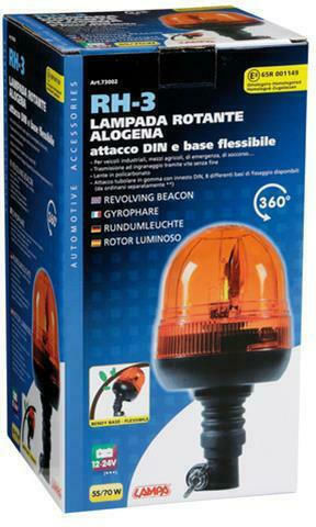 Lampa Auto-Leuchtturm 12 / 24V 12.5cm mit Orange Beleuchtung