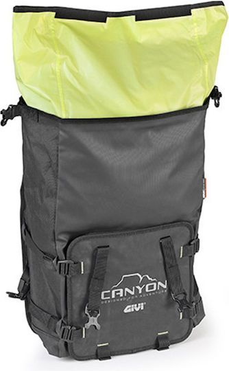 Givi Canyon Motorcycle Saddle Side Bag Set 25lt in Black Colour