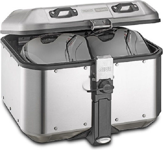 Givi Trekker Dolomiti DLM46 Monokey Aluminum Motorcycle Top Case 46lt Silver