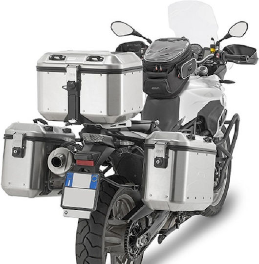 Givi Trekker Dolomiti DLM46 Monokey Aluminum Motorcycle Top Case 46lt Silver