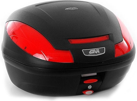 Givi E470 Simply III Monolock Μπαγκαζιέρα Μοτοσυκλέτας 47lt Μαύρη