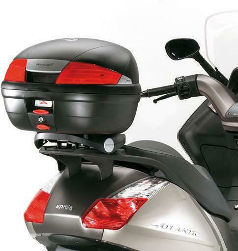 Kappa Moto K35N Monolock Μπαγκαζιέρα Μοτοσυκλέτας 35lt Μαύρη