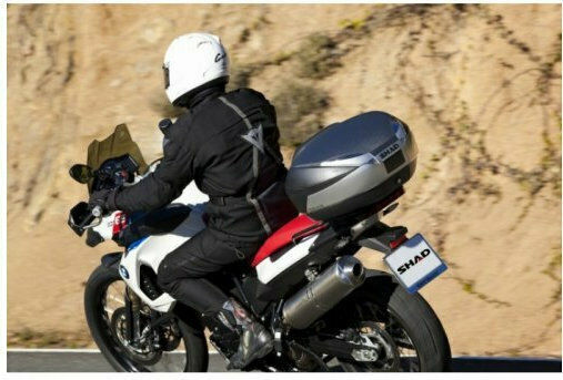 Shad SH48 Bagaj Motocicletă 48lt Argintiu/Negru