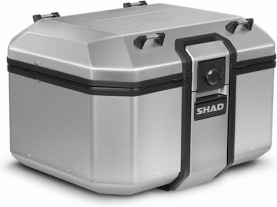 Shad Terra TR48 Aluminium Edition Μπαγκαζιέρα Μοτοσυκλέτας Αλουμινίου 48lt Ασημί