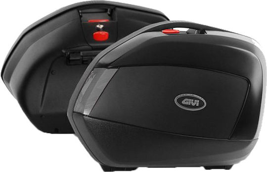 Givi Monokey Σετ Πλαϊνές Βαλίτσες Μοτοσυκλέτας 35lt σε Μαύρο Χρώμα