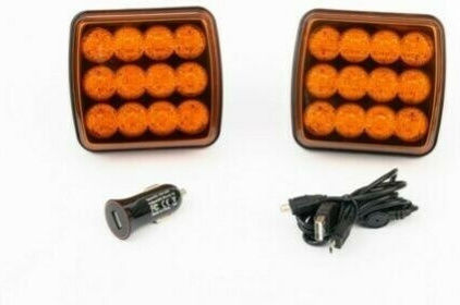 Комплект Водоустойчиво Трейлър Осветление с Магнит 12V 2 Бройки