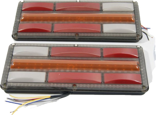 Set Lumini Trailer LED cu șuruburi 24V 2buc