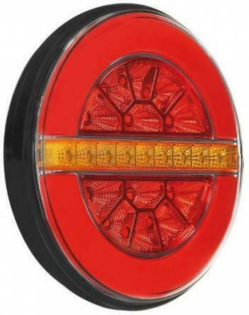 Lampa LED Car Towing & Trailer Light Dynamic O-Led with Screws 12 / 24V 1pc