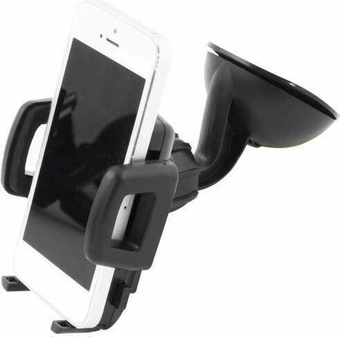 Esperanza Car Mobile Mount with Adjustable Hooks Black