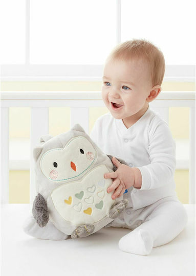 Grobag Ollie The Owl από Ύφασμα με Λευκούς Ήχους, Μουσική, Φως και Αισθητήρα Κλάματος για Νεογέννητα