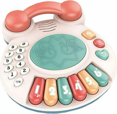 Luna Phone Toy Τηλέφωνο with Music and Sounds for 18++ Months