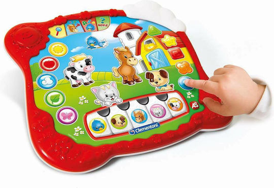 Baby Clementoni Baby Laptop-Tablet My First Tablet (Speaks Greek) with Music for 24++ Months