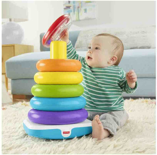 Fisher Price Играчка за подреждане Giant Rock-a-Stack за 12++ месеца