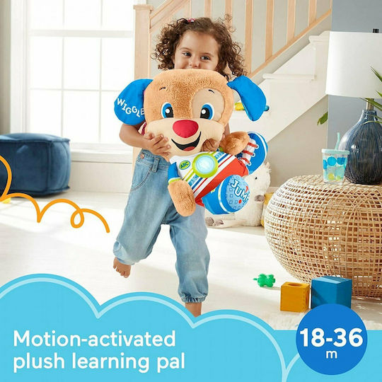 Fisher Price Animal Laugh & Learn Puppy made of Fabric with Music for 18++ Months