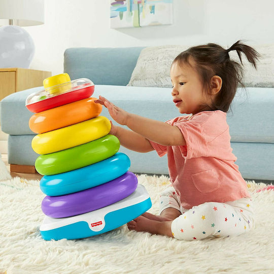 Fisher Price Играчка за подреждане Giant Rock-a-Stack за 12++ месеца