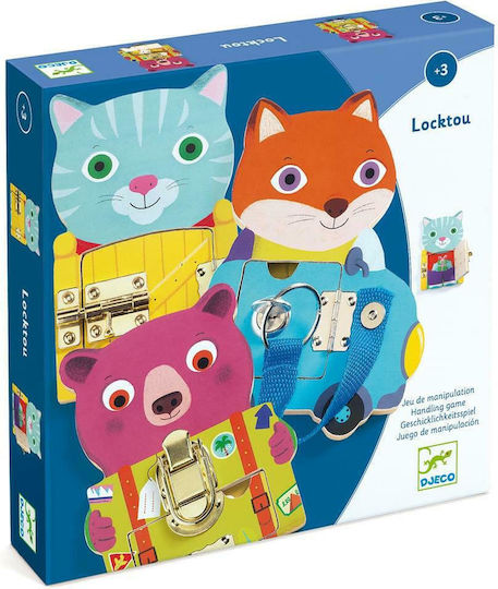 Djeco Ζωάκι Educational Game Locktou από Ξύλο για 36+ Μηνών