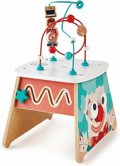 Hape Activity Cube Activity Cube Light-Up Circus made of Wood with Lights for 18++ Months