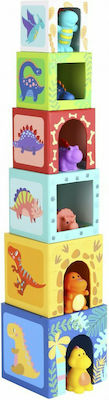 Tooky Toys Stapelspielzeug Κύβοι Στοίβαξης aus Holz für 12++ Monate