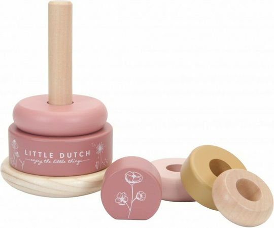 Little Dutch Stacking Toy Rocking Ring Stacker Adventure made of Wood for 12++ Months