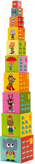 Djeco Stacking Toy Cubes Early Years for 12++ Months