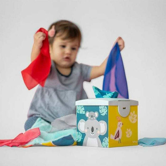 Taf Toys Κύβος Δραστηριοτήτων Kimmy Koala Wonder Tissue Box από Ύφασμα για 9+ Μηνών