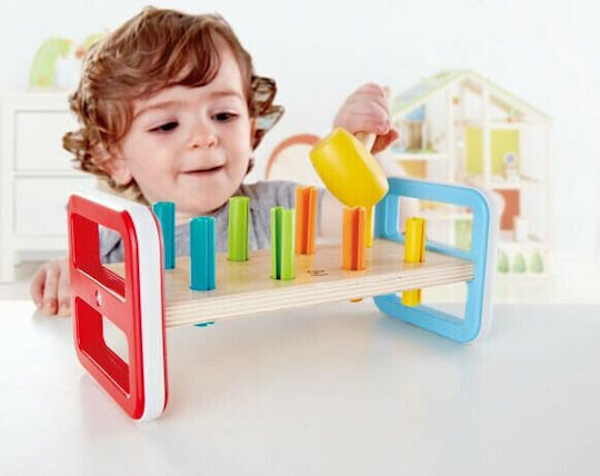 Hape Παιχνίδι με Σφυράκι Rainbow Pounder από Ξύλο για 12+ Μηνών